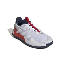 adidas Tennisschuhe SoleMatch Control Omnicourt weiss/rot Herren